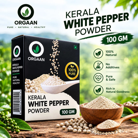 Kerala White Pepper Powder 100g | Premium Kerala White Pepper | Authentic Spice