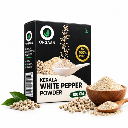 Kerala White Pepper Powder 100g | Premium Kerala White Pepper | Authentic Spice
