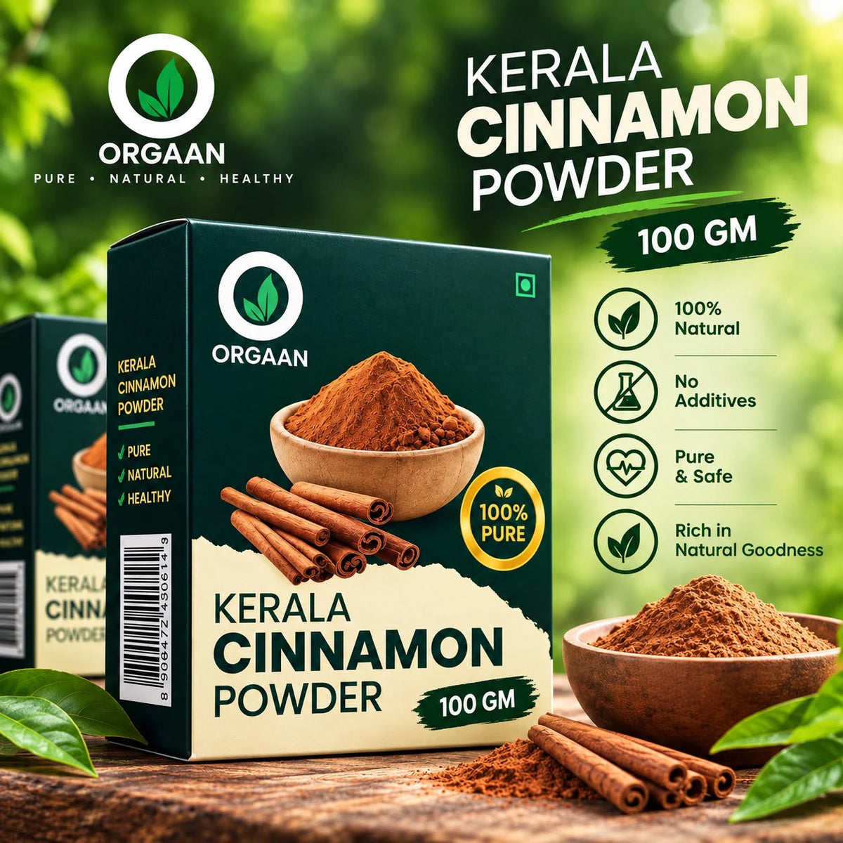 Kerala Cinnamon Powder 100g | Pure & Aromatic Cinnamon | Premium Kerala Spice