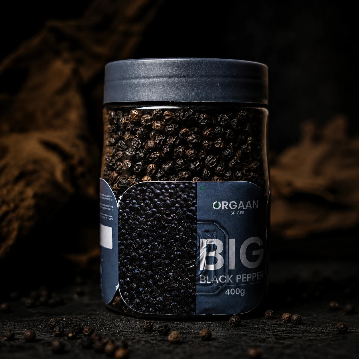 Big Washable Black Pepper 400g | Organic Kerala Premium Black Pepper | 14mm Bold Grade